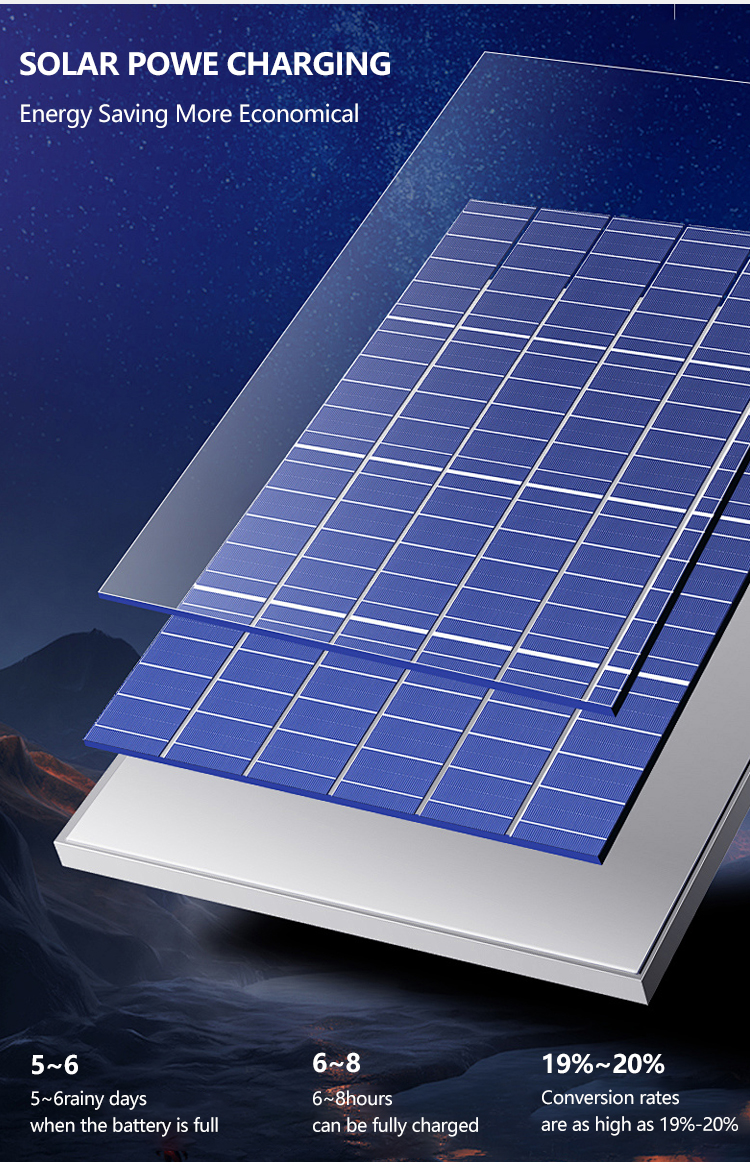 Solar street light detail 6
