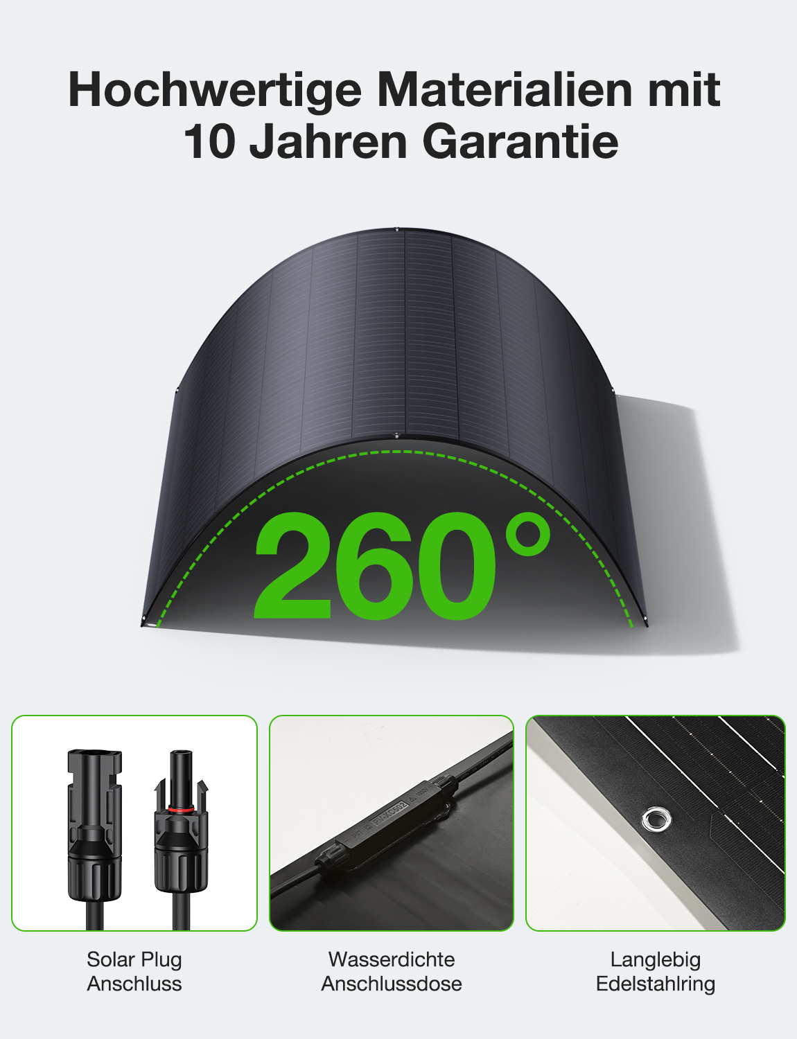 Flexible 18V Monocrystalline Silicon Solar Panels Mobile Batteries for Outdoor Use