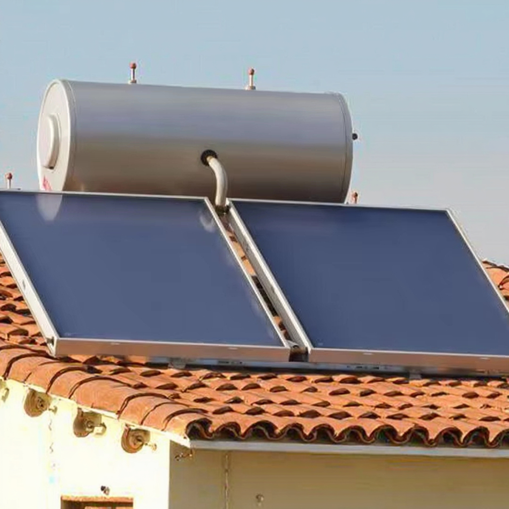 Popular Product 300L Flat Panel Solar Water Heater for Outdoor Safe and Comfortable Hot Water Heating Thermal Roof System