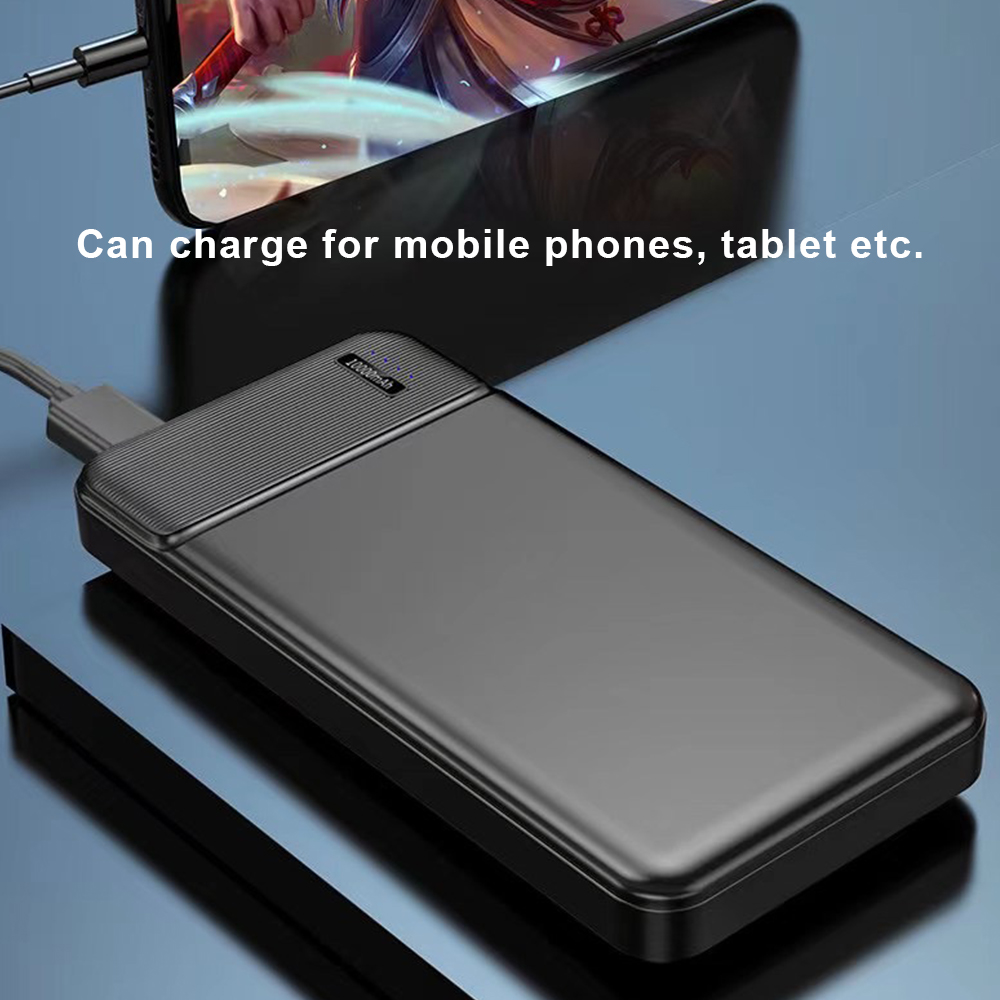 Portable Powerbank Portable Mobile Phone Battery Charge 8000/10000mAh Power Banks High Capacity Power Bank