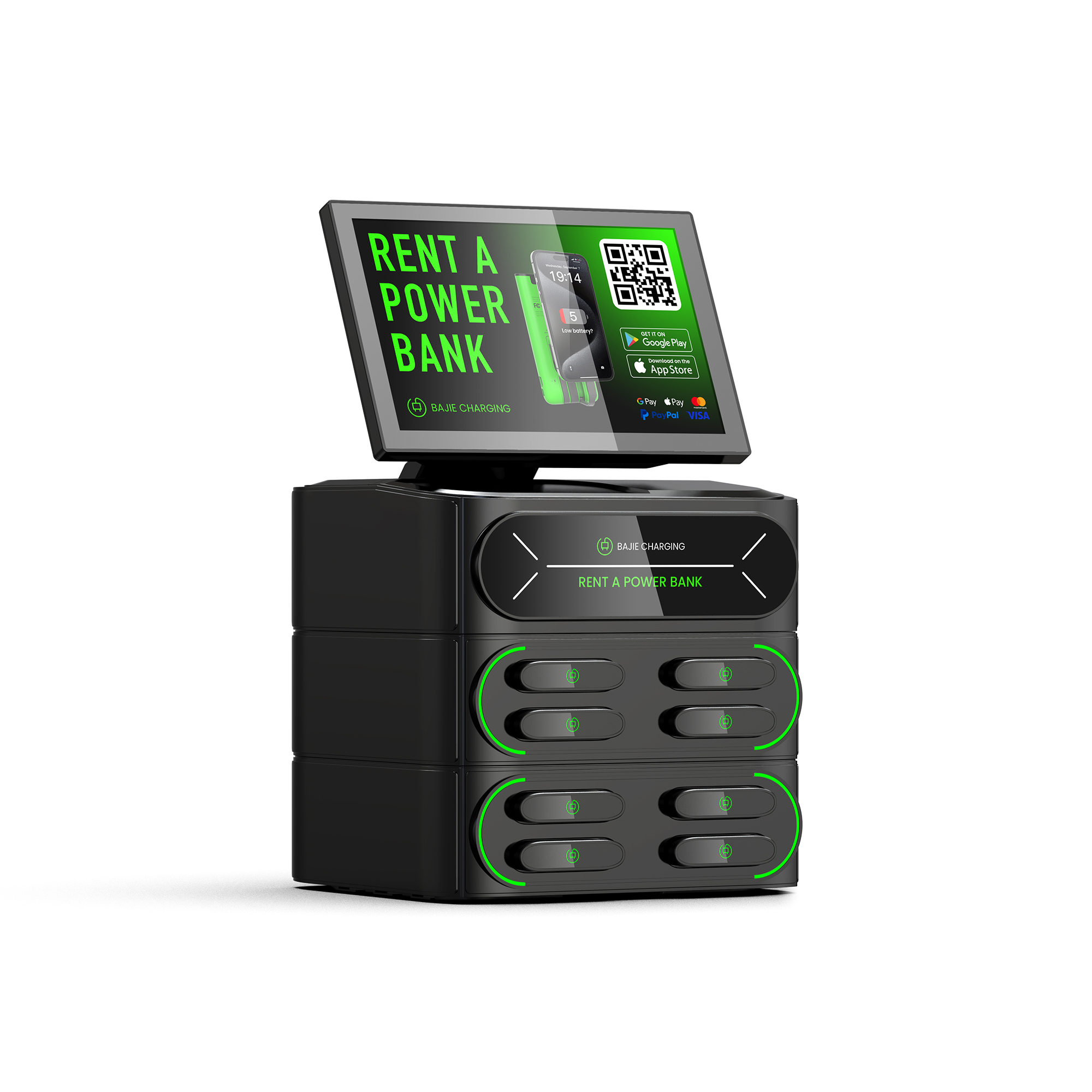 Portable Power Station for Multiple Devices LED Display Touch Screen DC High-Capacity Input Li-Polymer Battery 60W Output