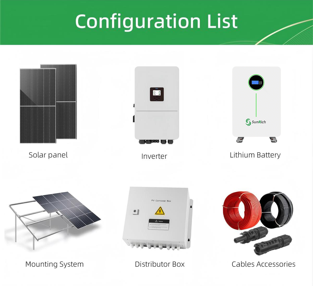 All In One 10KW 15KW 20KW Solar Battery House Cost Hybrid Residential 15KW 20KW 30KW Off Grid Solar Panel System With Battery