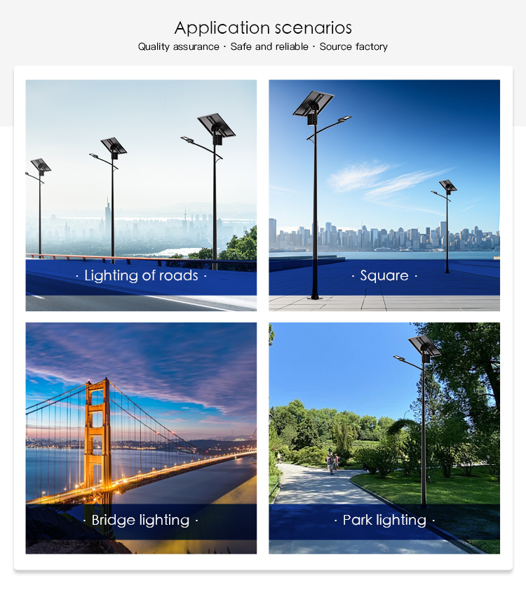 Solar Street Light Led 20w Single Arm Factory Direct Sale