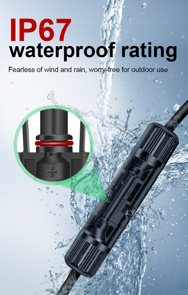IP67 Waterproof Solar Connector