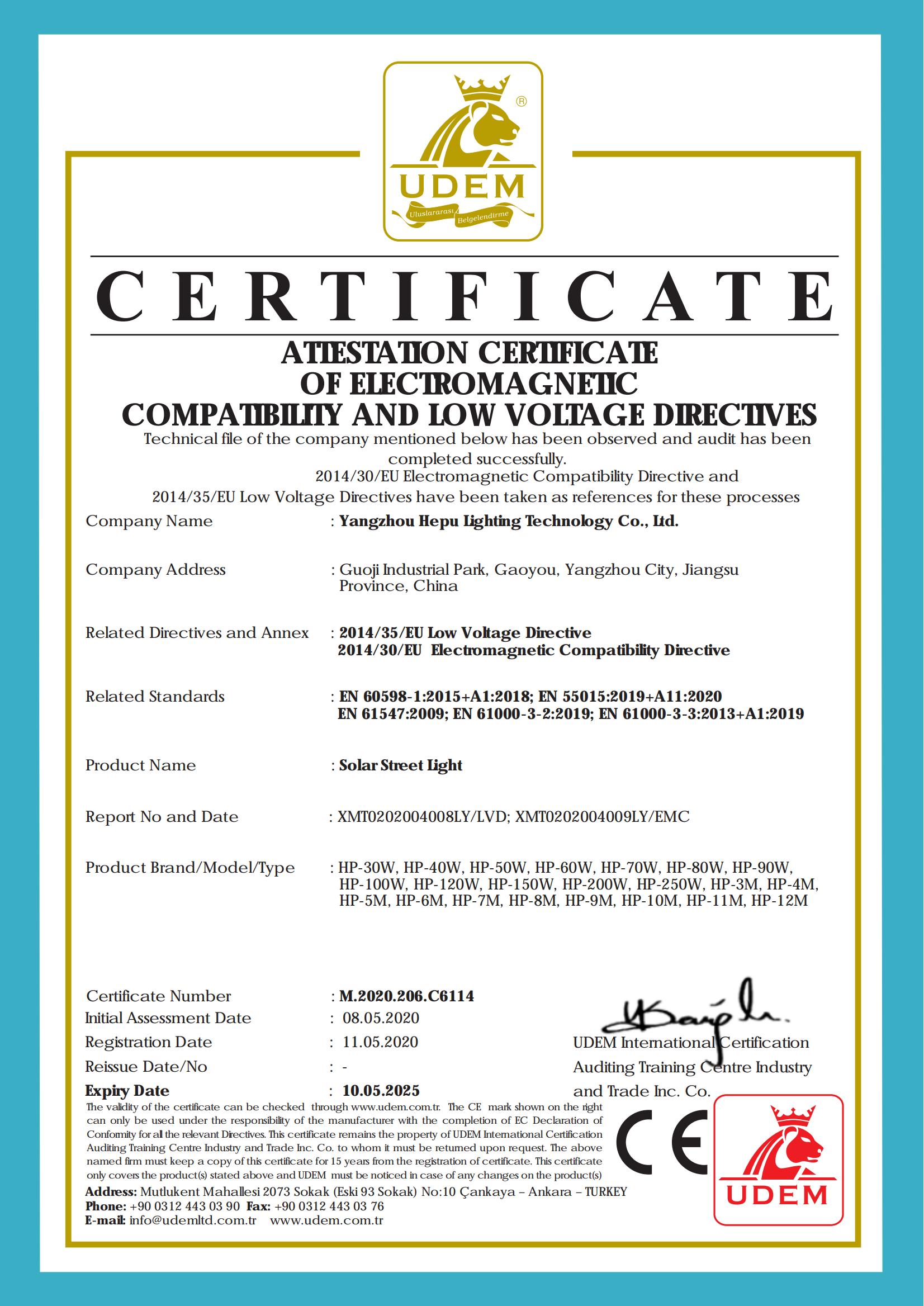 Certificate 2