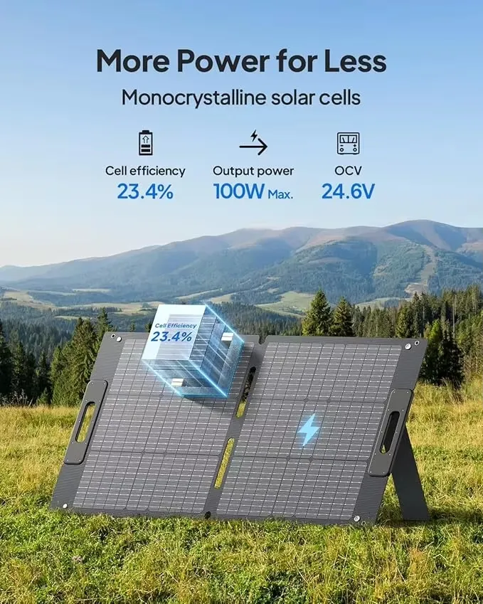Power Station Handsfree Generator 60L All in One Solar Backpack Power System Hiking Earphone Hole Photography