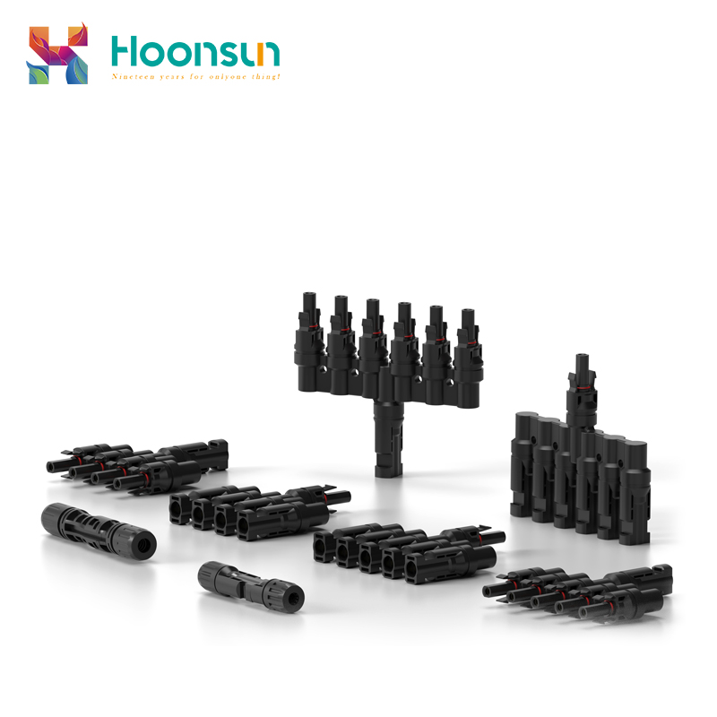 Waterproof Photovoltaic Cell IP68 DC 1000V 63 a Electrical Solar Cable Connector for Solar System Connection