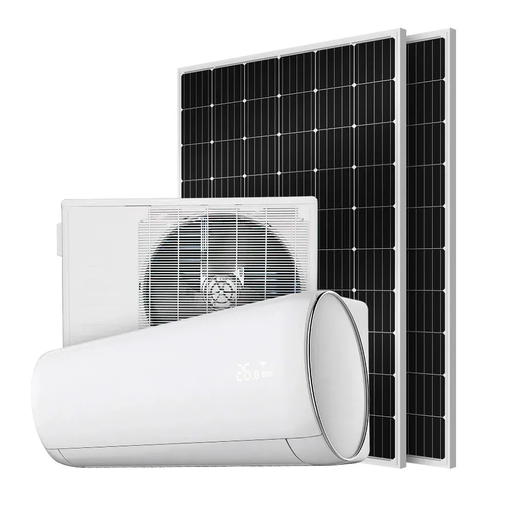 Wholesale Factory Price 18000BTU/1.5ton Air Cooler Power Solar Energy Panel Hybrid DC Air Conditioner