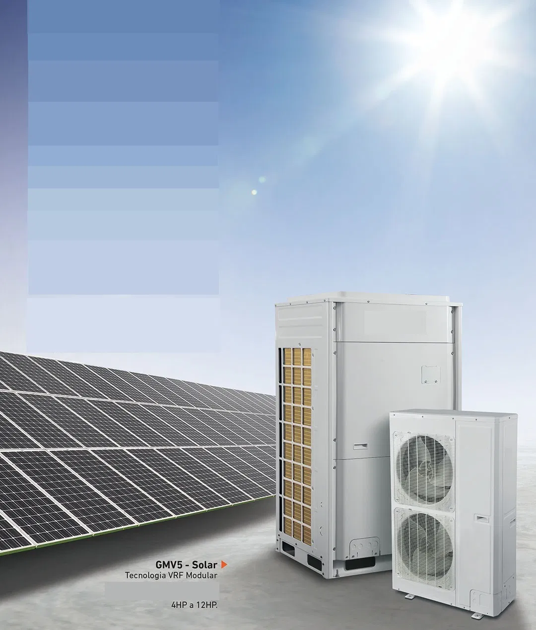 Energy-Efficient Gmv5 Solar Air Conditioner for Sustainable Cooling