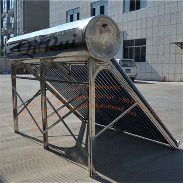 OEM Factory 50L 100L 150L 200L 300L 500 Liter Solar Hot Water Boiler System Evacuated Tube Stainless Steel Solar Water Heater