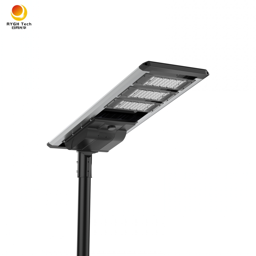 Certified Outdoor Waterproof Solar Street Lamp 80W Integrated All in One Solar Led Street Light With Panel