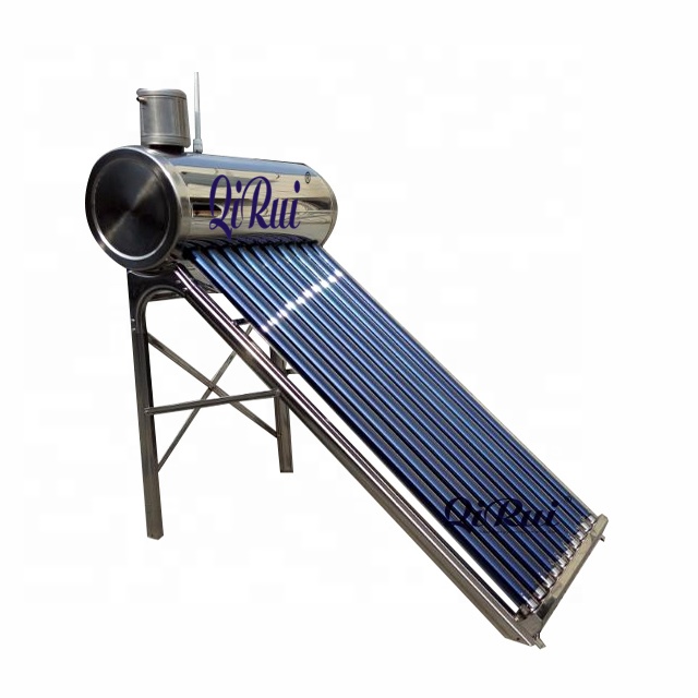 OEM Factory 50L 100L 150L 200L 300L 500 Liter Solar Hot Water Boiler System Evacuated Tube Stainless Steel Solar Water Heater
