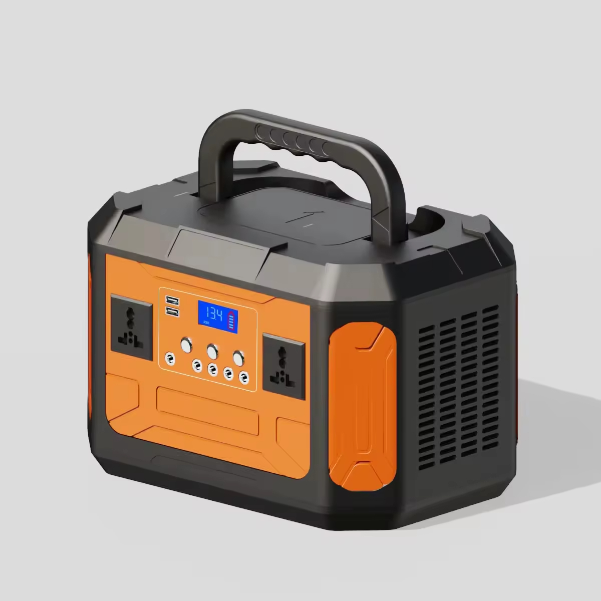 500W Portable Power Station Solar Generator, 120000mAh Capacity