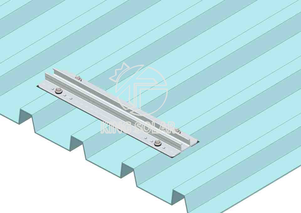 Sloping Rooftop Solar Panel Mini Rail Mounting System