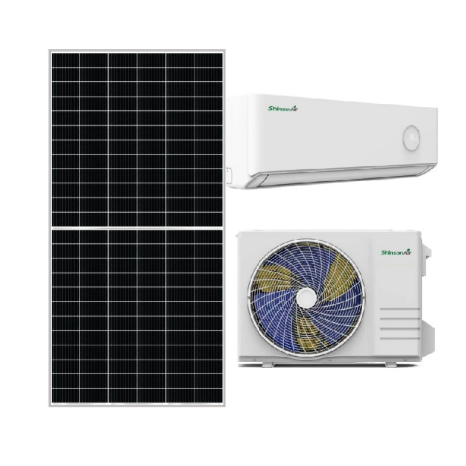 Dust-Filter Dehumidifying Solar Power Air Conditioner with Wi-Fi