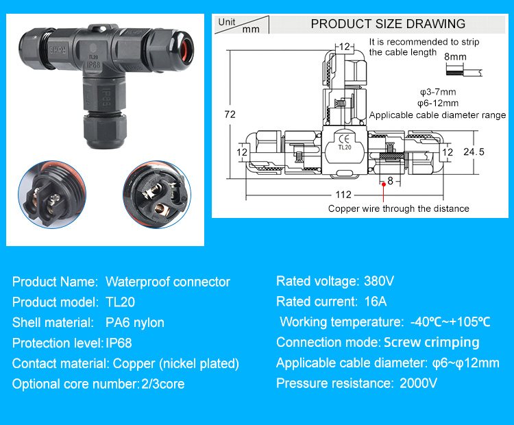 Waterproof Connector View 9