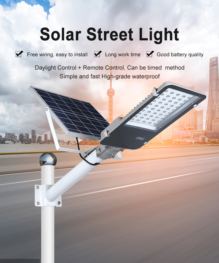 High Power SMD Chip IP65 Waterproof Solar Street LED Light Display 1