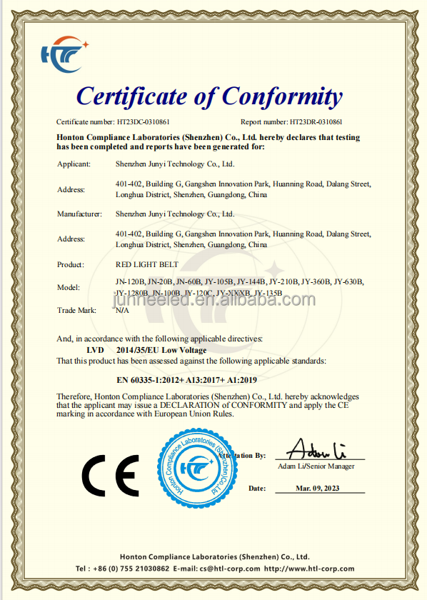 CE Certificate