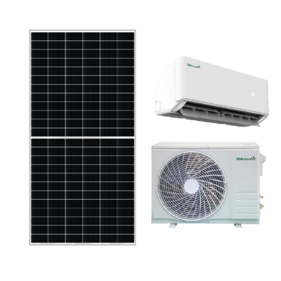 Dust-Filter Dehumidifying Solar Power Air Conditioner with Wi-Fi