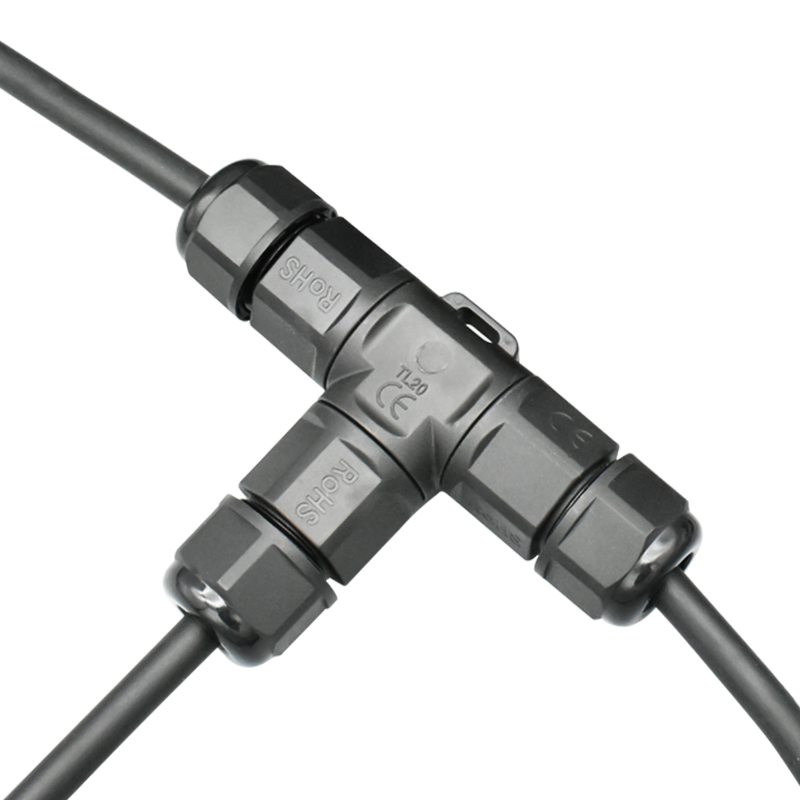 Outdoor Light Box M12 Docking Connector TL20-2/3/4/5/6P 16mm Wire Cable Waterproof Buried Terminal Copper Contact PCB FPC Power