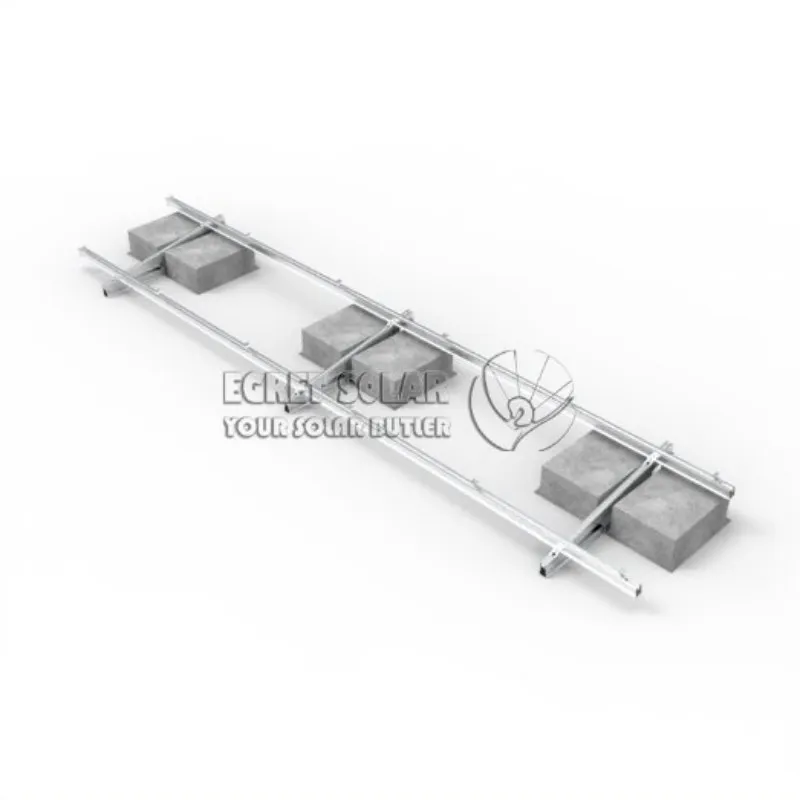 Easy Install Ballasted Mount Flat Roof Solar Mounting Systems