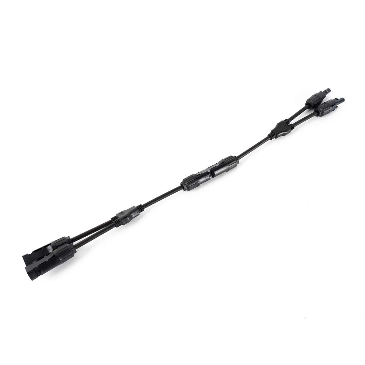 Waterproof Solar Cable Connector Y Type 3-Way Connector for Solar Panel Male and Female Photovoltaic Connector