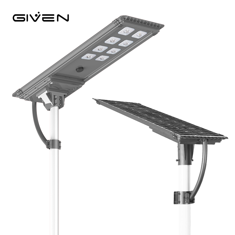 Outdoor IP66 Waterproof Streetlight 40W 50W 60W 80W 100W 120 W Integrated All in One Solar Street Light