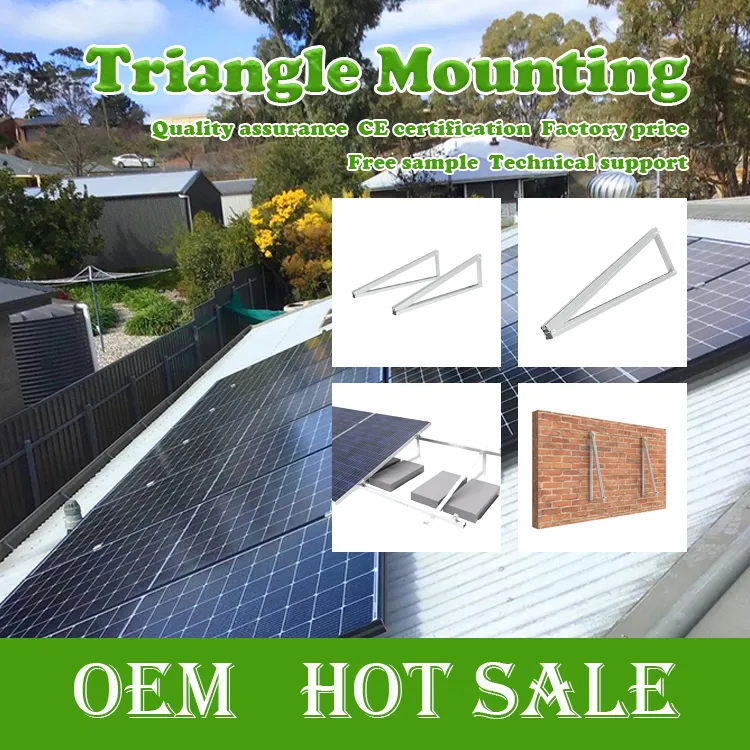 Easy Install Ballasted Mount Flat Roof Solar Mounting Systems