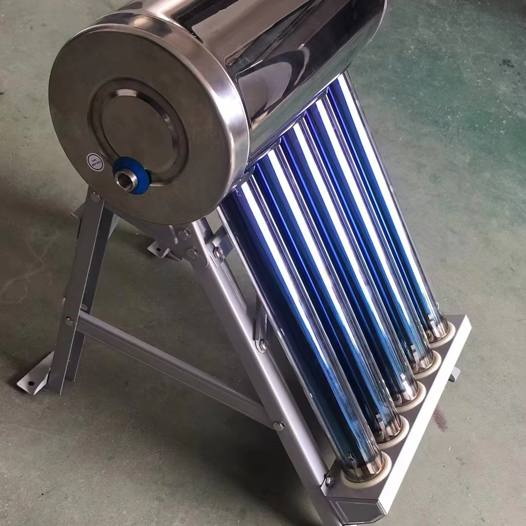 Lebria Mini Portable Solar Water Heater High Efficiency Mini Solar Energy Water Heater for Home Outdoor Use