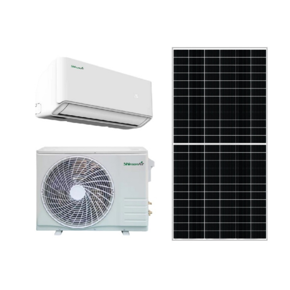 Hybrid Dehumidifying Solar Power Air Conditioner with Wi-Fi