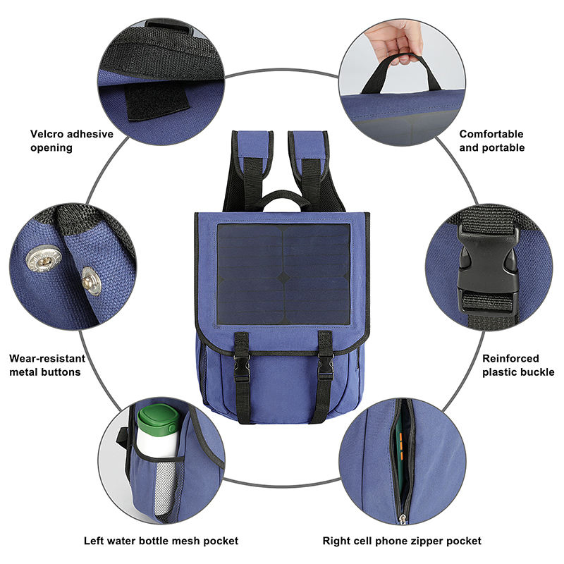 New Design Laptop Solar Backpack