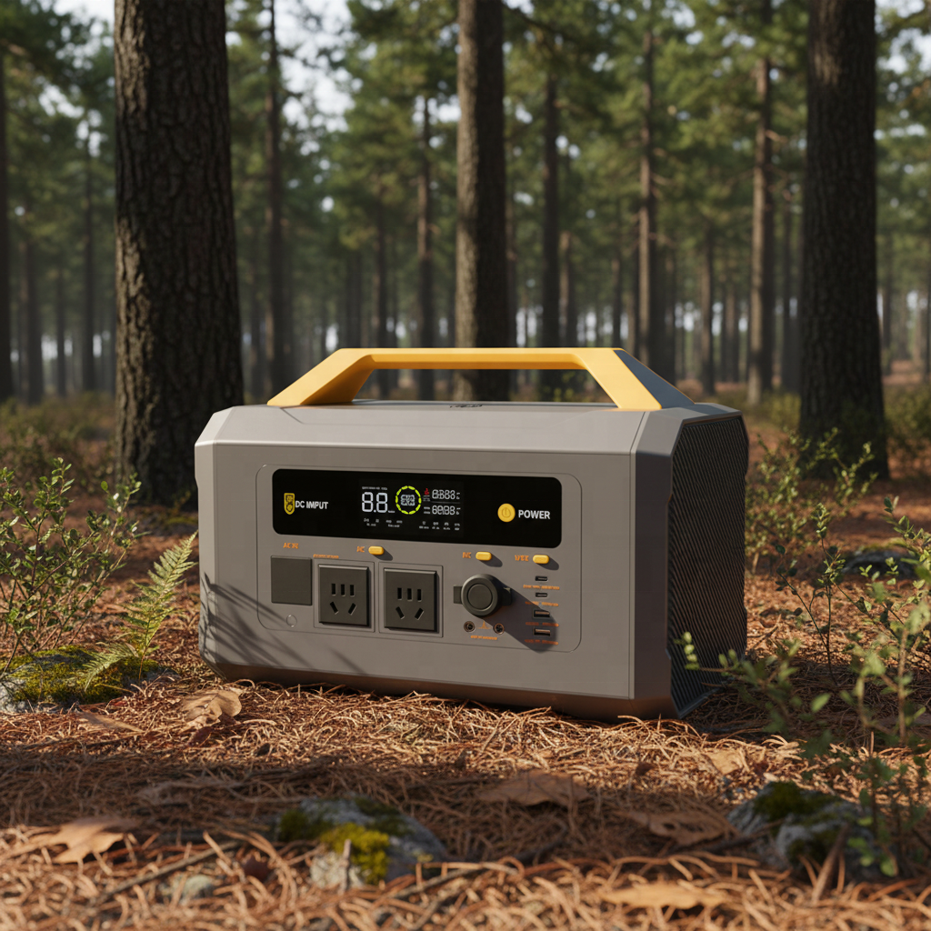 VOLTDEER 1200W portable power station backup power station camping power supply