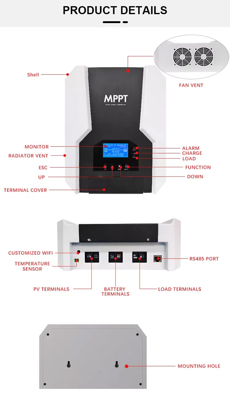 MPPT charge controller features