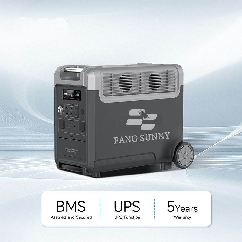 Portable Station 3600W 3840Wh Solar Generator for Mobile Camping Pure Sine Wave External Battery Solar Panel Car