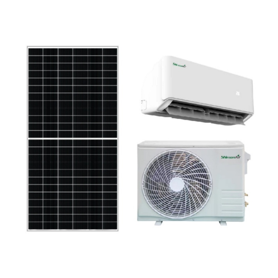 Dehumidifying Carbon-Zero Solar Power Air Conditioner with Wi-Fi