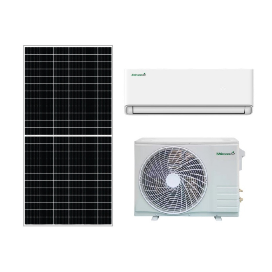Dehumidifying Carbon-Zero Solar Power Air Conditioner with Wi-Fi