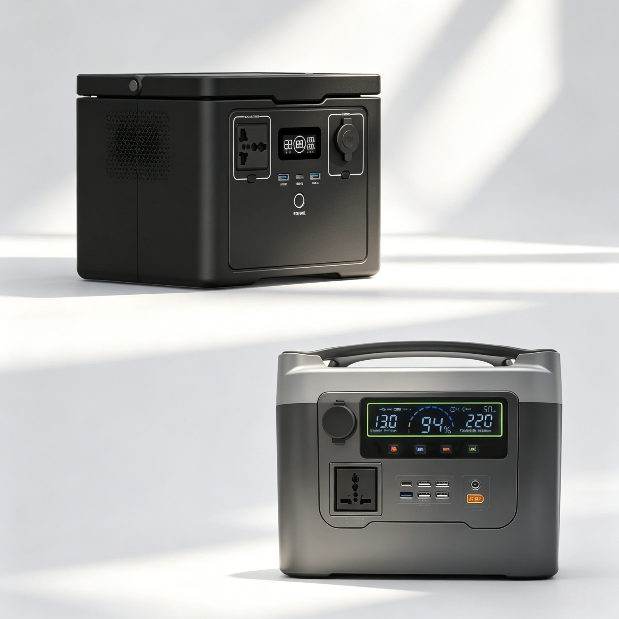 600W Portable Power Station 512Wh LiFePO4 Lithium Battery Power Bank Solar Generator Emergency Energy Storage Power Supply