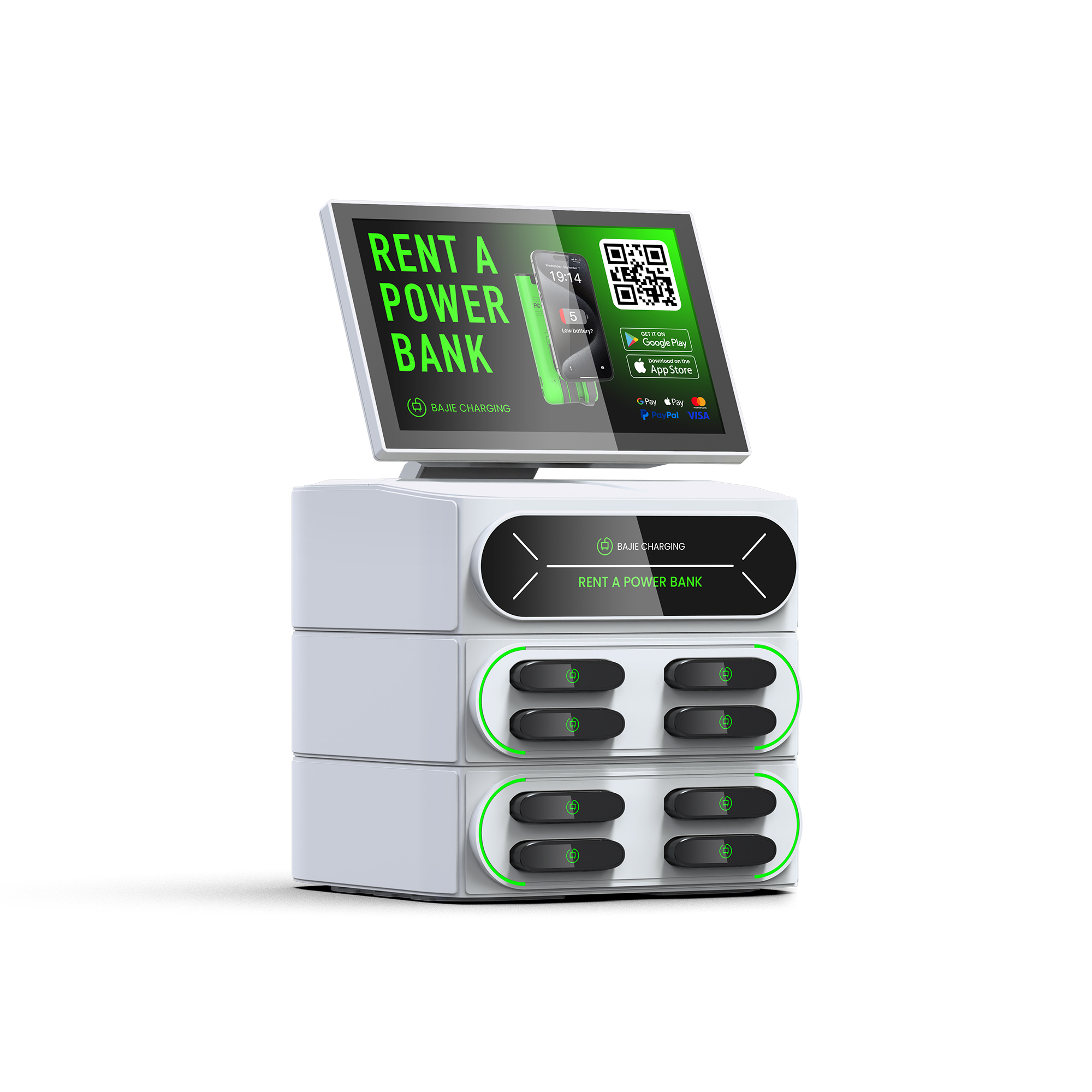 Portable Power Station for Multiple Devices LED Display Touch Screen DC High-Capacity Input Li-Polymer Battery 60W Output
