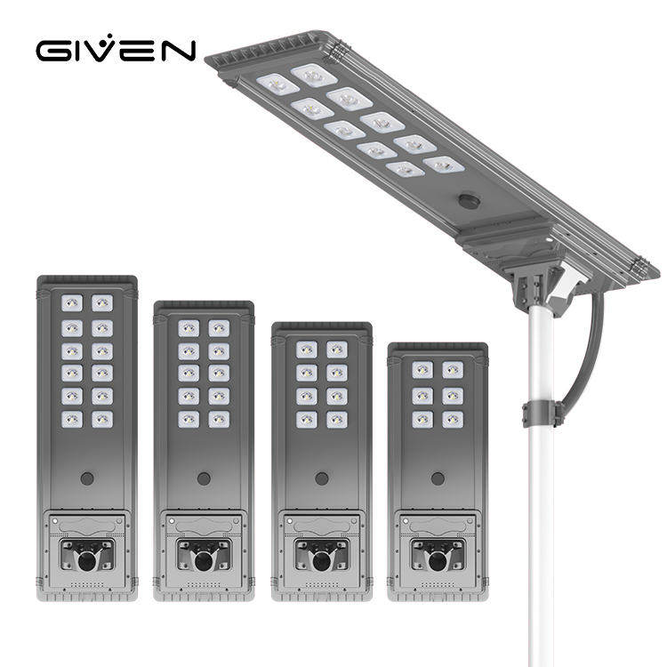 Outdoor IP66 Waterproof Streetlight 40W 50W 60W 80W 100W 120 W Integrated All in One Solar Street Light