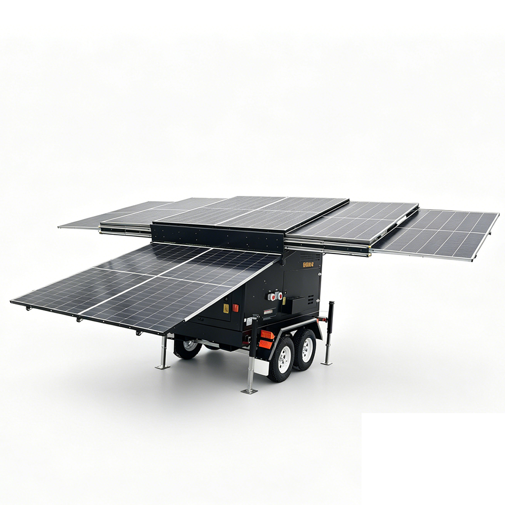 28Kw Hybrid Solar Generator Power Plant with Lithium Ion Battery and MPPT Controller 50/60Hz 230/400V