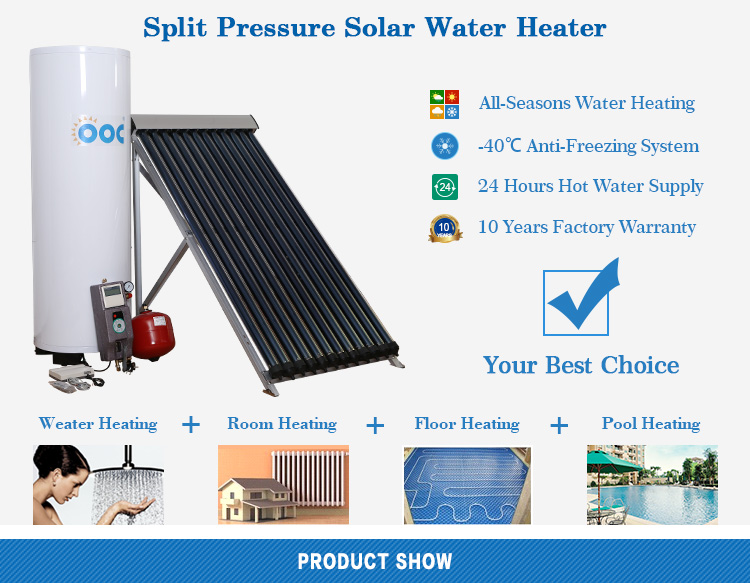 700 Liters Split Pressure Solar Water Heater Systems Solar Thermal System