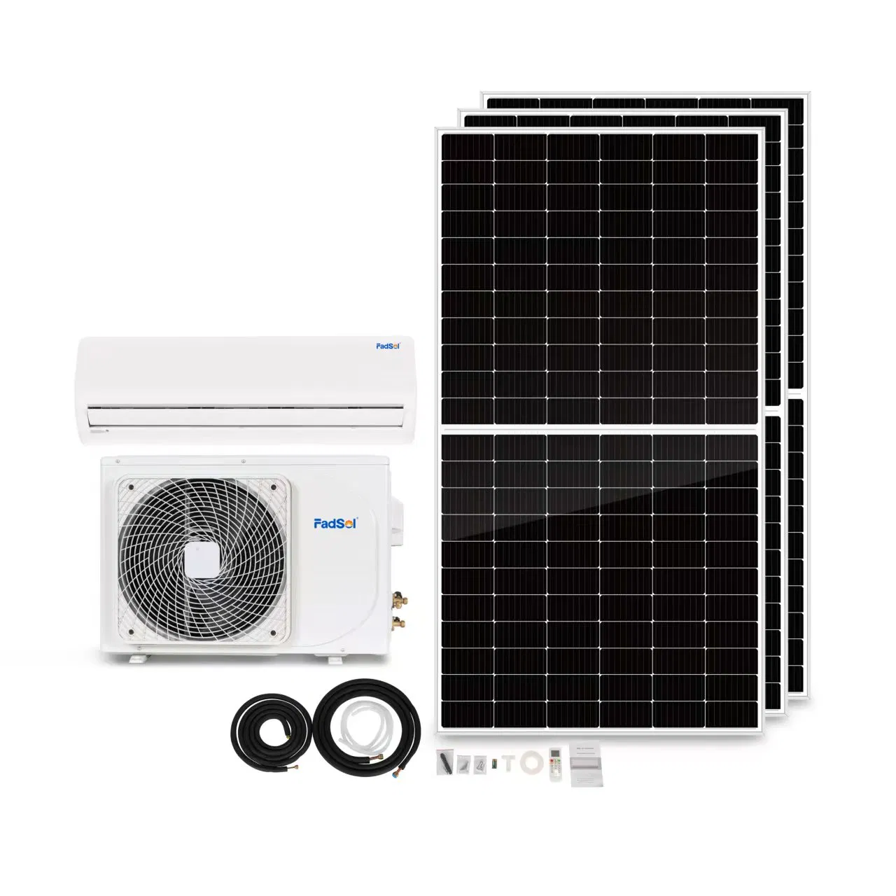 New 9000BTU 12000BTU 18000BTU 24000BTU Solar Power Price AC DC Hybrid Wall Split Solar Powered AC Air Conditioner