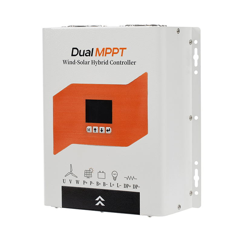 Solar System 1kw 2kw 3kw 5kw 12V/24V/48V Double MPPT Wind Solar Hybrid Charge Controller