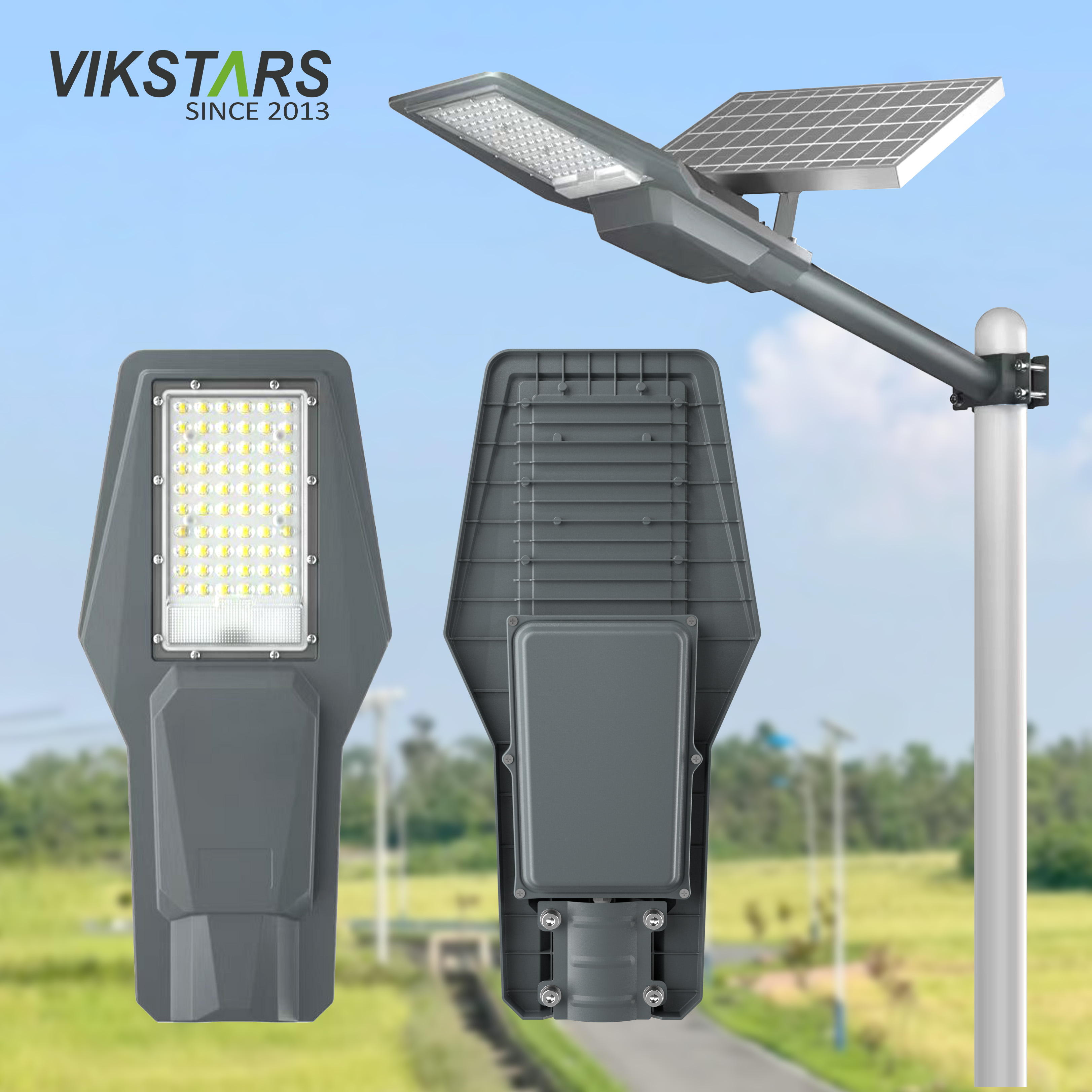 Hot Sales 200W 300W 800W LED Solar Street Lights for Africa IP65 Waterproof Remote Control Solar Road &amp; Village Pathway Lamps