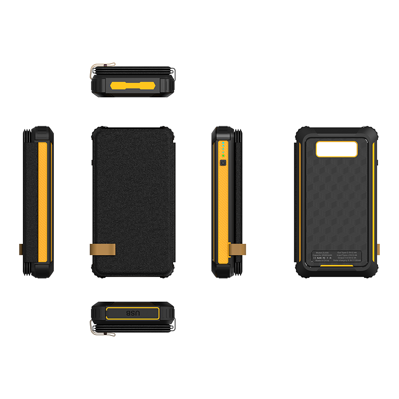 Factory Custom LOGO 10000mAh High Capacity Solar Power Bank Night Light Solar Charger For Mobile Phones &amp; Electronics