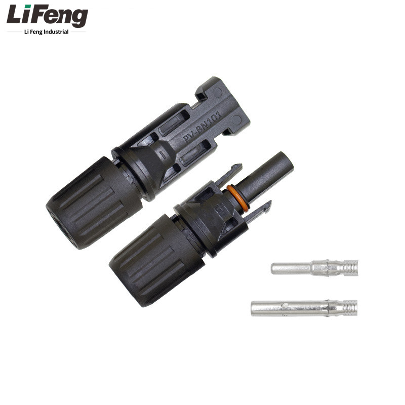 1000V/30A Copper Solar Panel Connectors DC Male Female IP67 Waterproof for for 2.5mm2-6mm2 Cables