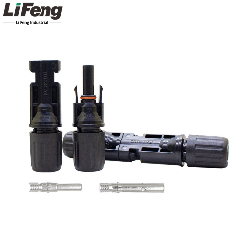 1000V/30A Copper Solar Panel Connectors DC Male Female IP67 Waterproof for for 2.5mm2-6mm2 Cables