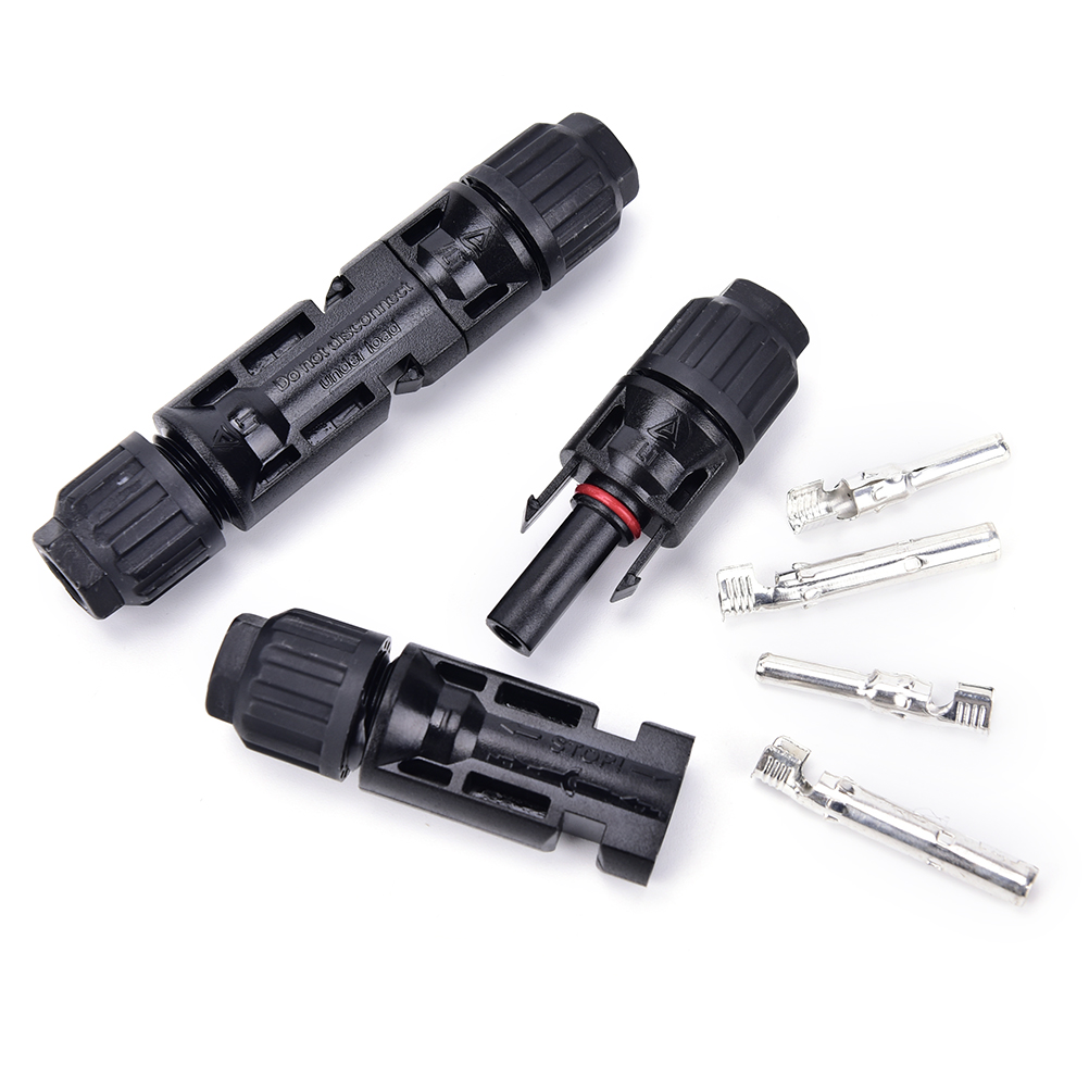 PV Connectors 30A 1000V DC Solar Panel Cable Connector for Solar PV Energy System