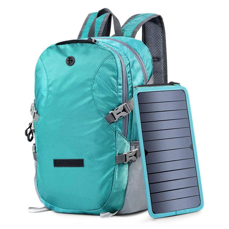 Sport Hiking Solar Power Panel Backpack with Solar Phone Charger for Outdoor