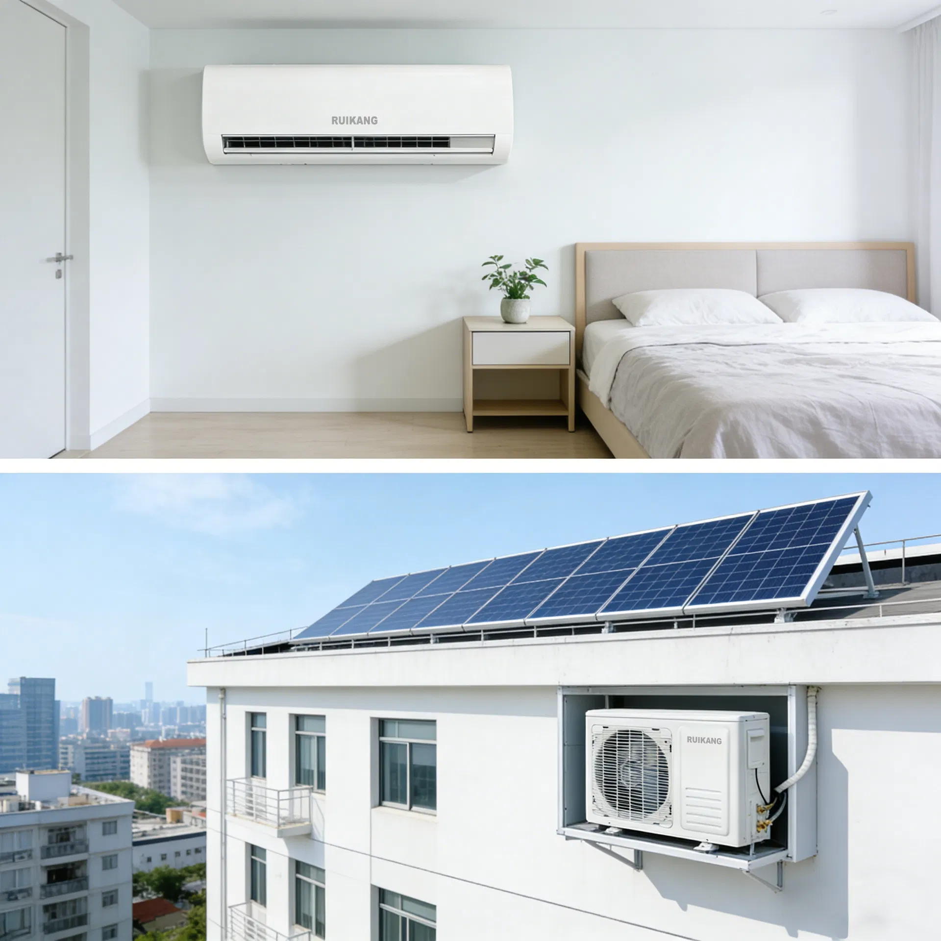 Solar Powered Hybrid Inverter Split Air Conditioner Display 2